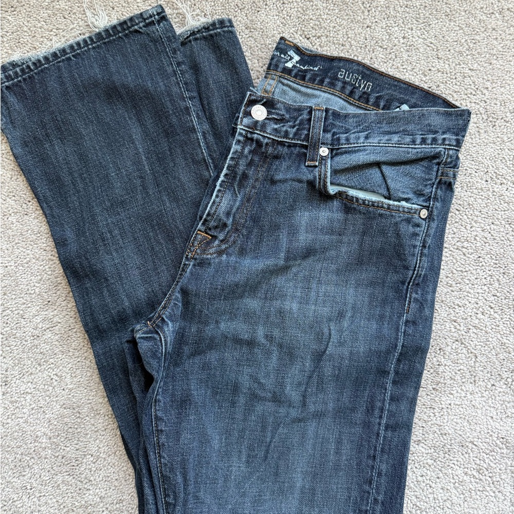 7 Men’s Dark Blue Denim Jeans